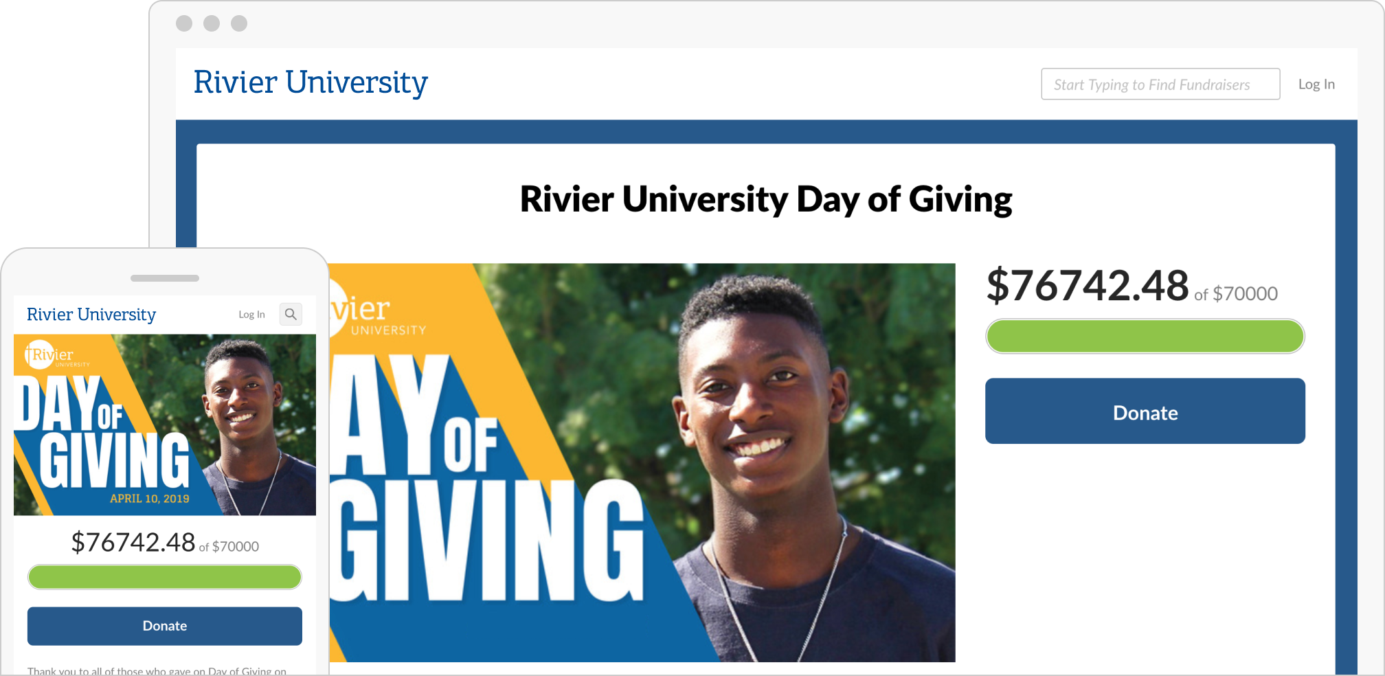 4aGoodCause - Rivier University Campaign