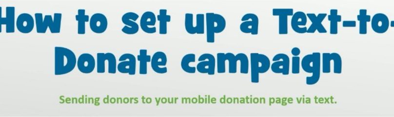 How to set up a text-to-donate campaign [Video]