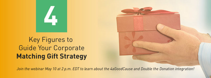 4 Key Figures to Guide Your Corporate Matching Gift Strategy