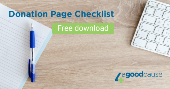 Download your Donation Page Checklist for: