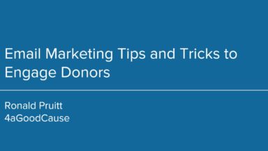 Email Marketing Tips and Tricks to Engage Donors