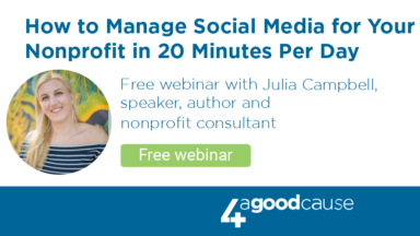 How to Manage Social Media for Your Nonprofit in 20 Minutes Per Day
