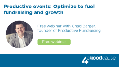 Productive events: Optimize your nonprofit’s events to fuel fundraising
