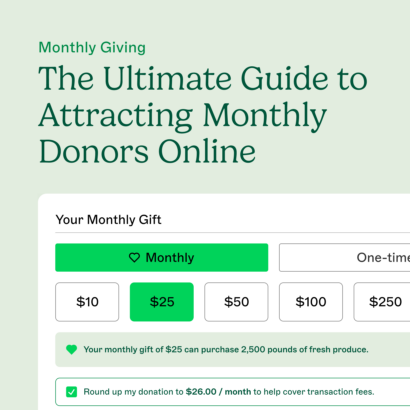 The Ultimate Guide to Attracting Monthly Donors Online