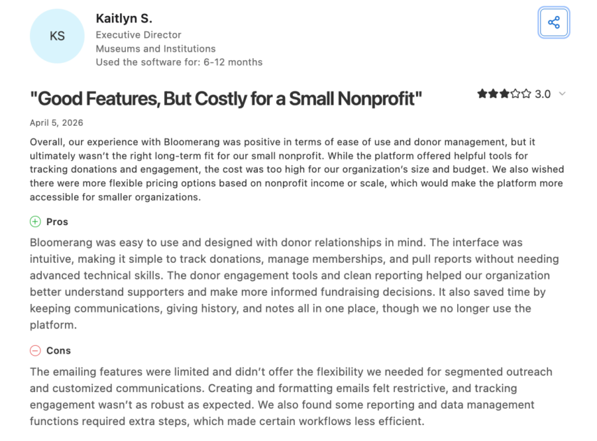 Kaitlyn S.'s review