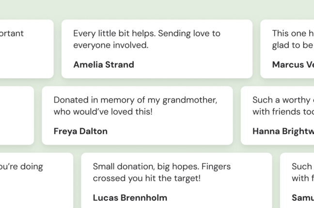 Comments of support Thumbnail